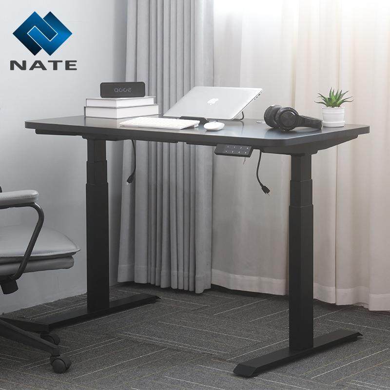 双电机三节电动升降桌架双横梁电动升降桌腿智能升降桌配件