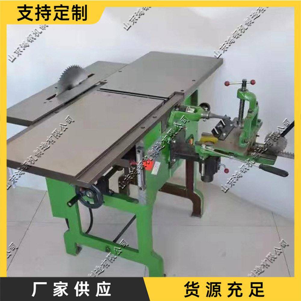 小型木工压刨机 三合一功能木工台式刨床 木工师傅便携式移动台刨
