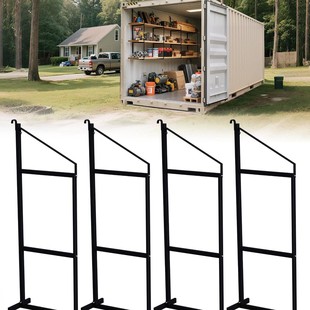 Toplamper Shipping Container Shelves Shelving Brackets, Heav