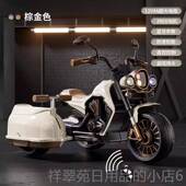 高档德国儿童电动儿摩托孩车玩具婴一二 三岁 半小女男孩生日礼