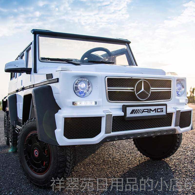 高档超大双六轮宾士授权GA63 MG皮卡大G儿童电动车座越野大汽车可