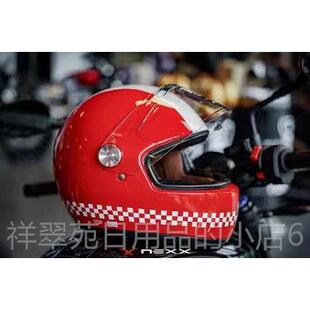 高档葡牙NEX 碳纤维复古哈雷萄 XG100R杜卡迪托拿铁凯旋摩车X头盔