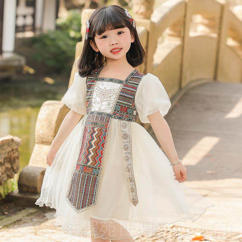 高档儿表服装印度演服装男子民风格傣族舞蹈汉族代幼儿园小学生童