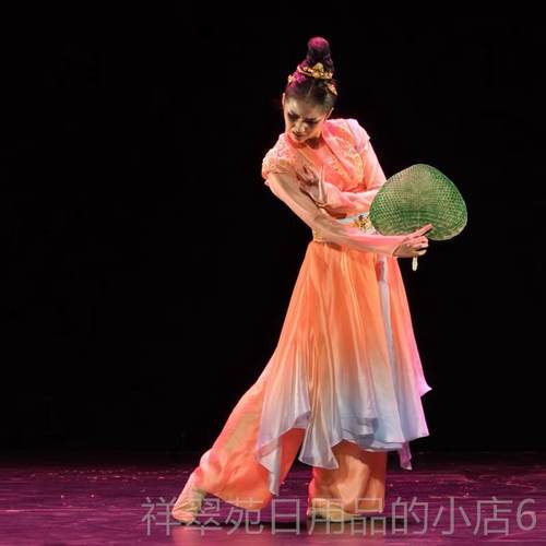 高档古典舞演出服女儿童服蹈越女词中舞国舞儿少舞台表演剧目古风