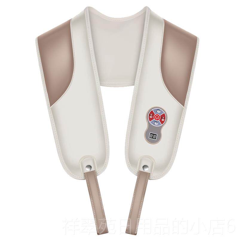 高档乐臣敲颈肩乐捶打颈椎摩仪颈部腰部背部打按摩器器加热按摩按