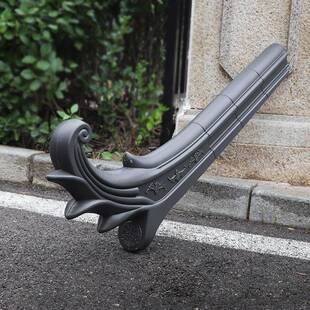 特大福到翘角40cm高屋檐配件塑料仿古瓦装饰配件树脂牛角翘凤尾翘