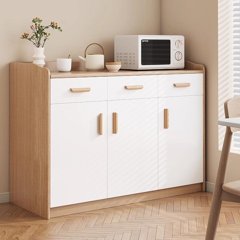 餐边柜茶水柜客厅靠墙柜子储物柜实木色收纳矮柜置物柜家用备餐柜