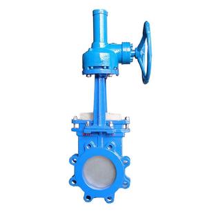 铸钢伞齿轮刀闸阀明杆伞齿轮刀闸阀PZ573X 手动刀闸阀DN500 10C