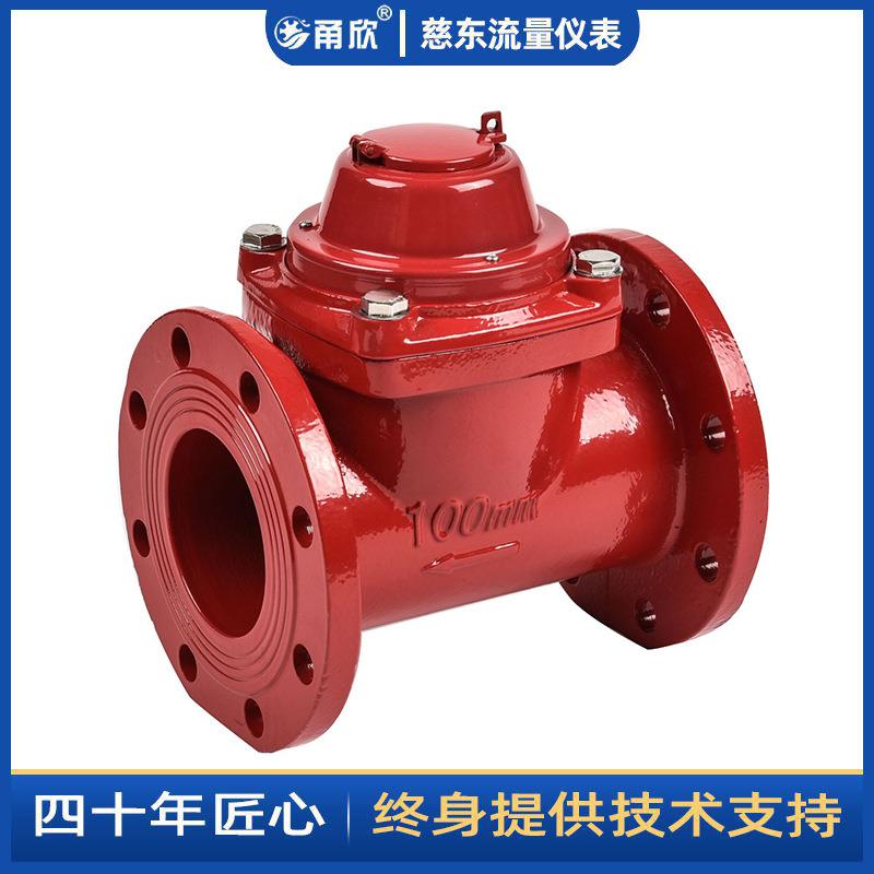 DN100 水平螺翼可拆干式水表 热水表