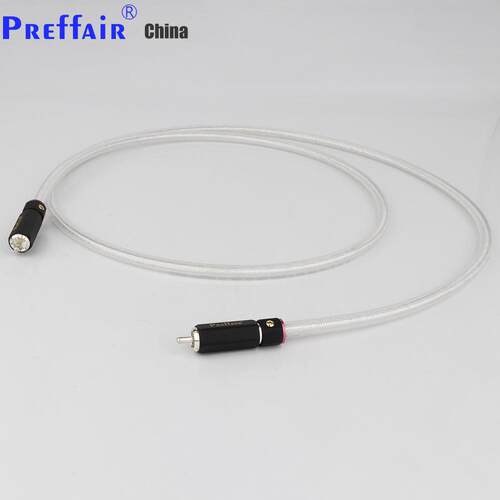高品质 OCC 镀银数字同轴音频线HIFI音频数字RCA CABLE数字音频线