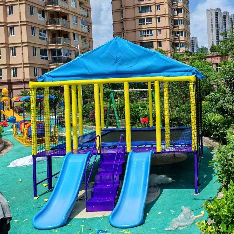 幼儿园大型蹦床室外儿童蹦蹦床广场摆摊跳跳床成人户外游乐场设备