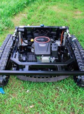 自走式农用割草汽油机22马力履带式遥控割草机 HT800型越野版果园