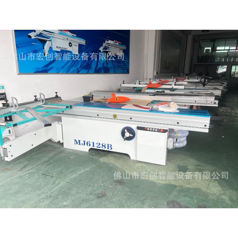 MJ6128精密推台锯木工机械精密锯裁板锯45度斜切锯木板泡沫切割锯