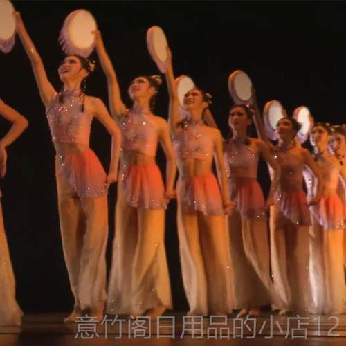 正品六一舞表演国儿钱鼓道具中风群舞古典舞服装演出服春嬉舞童蹈