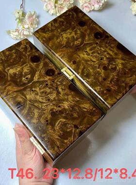 正品仙知古作正宗金木丝纳楠叶桢楠乌木阴沉首饰收盒镜箱小送礼收