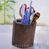 高档品诗玛哈泰国特意色工艺品木摆件办公笔筒创礼艺术实收纳盒手