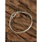 高档工牛钝精黑工厂慕尼国黑暗德工业风格 手镯纯银925小众手镯