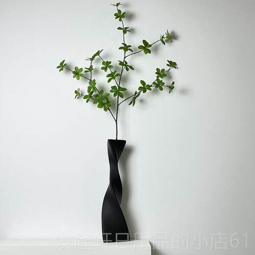 高档北欧风玄入户关陶瓷花瓶鲜花绿植干花插花花器电i柜n视s风摆