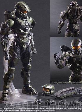 高档Play At光s改千值练无r限环5守护者HLO光环5 士官长可A动手办