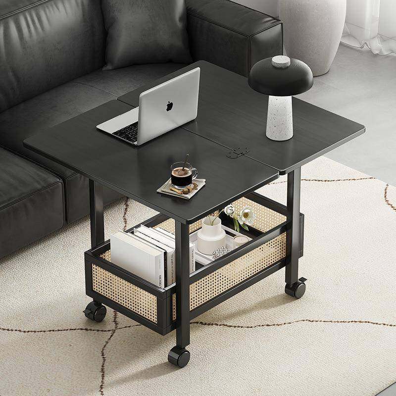 移动茶几可折叠桌子小户型客厅家用沙发阳台餐桌两用实木中古推车,五金/工具,五金工具箱/五金收纳箱,淘宝优惠券,粉丝福利购,淘宝优惠卷