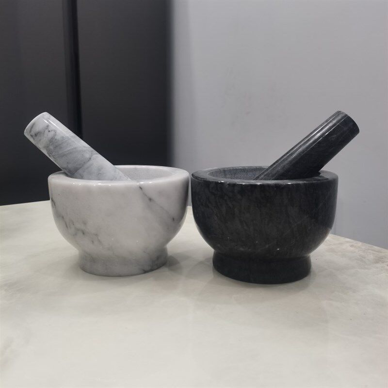天然石材捣蒜器石臼研磨器捣药罐压蒜器蒜臼蒜泥器石窝子家用石头
