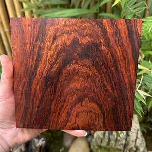 缅甸花梨大果紫檀 精美漂亮纹理摆件壶垫茶托底座 国标红木工艺品