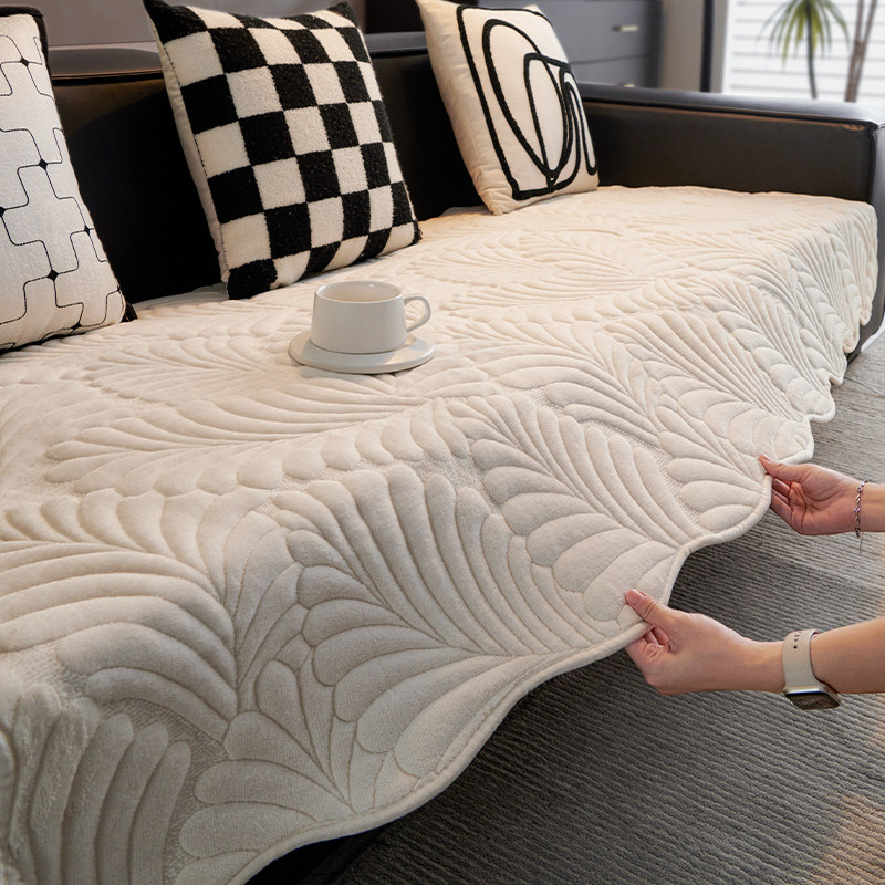 法式奶油风沙发垫四季通用2024新款防滑皮沙发套罩盖布高级感坐垫,居家布艺,沙发垫,淘宝优惠券,粉丝福利购,淘宝优惠卷