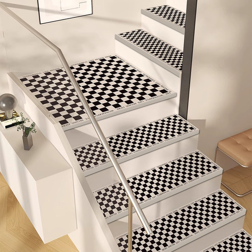 简约楼梯垫踏步垫保护垫子免胶自粘台阶贴家用防滑软硅藻泥地毯