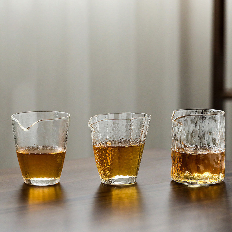 憨人 公道杯加厚耐热防爆玻璃公道杯茶漏套装大容量分茶器 家用