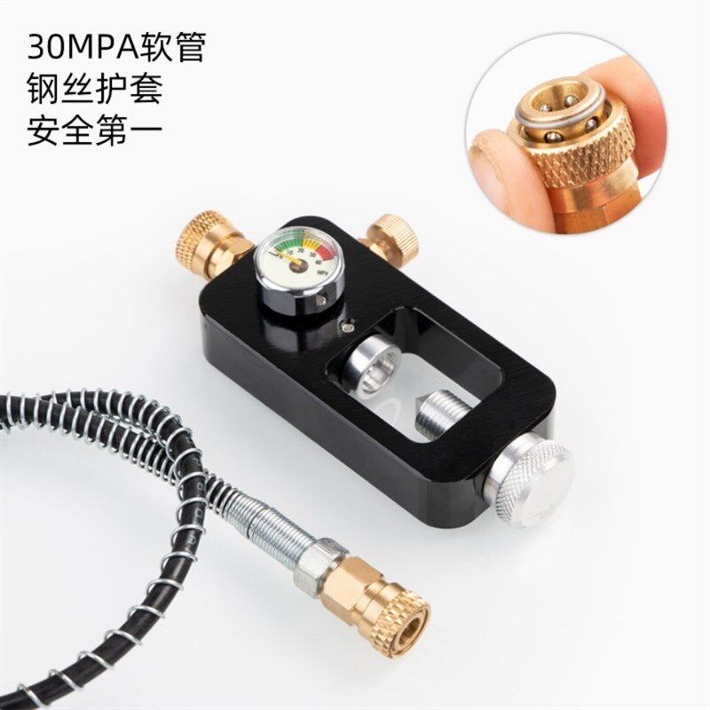 水肺转接头潜水充气头大气瓶导小瓶潜水呼吸器装备带表带管调节器