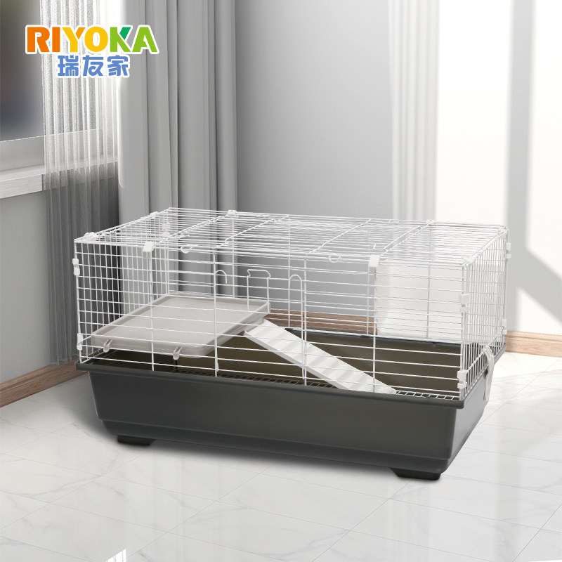 瑞友家大号兔笼荷兰猪豚鼠宠物窝养殖笼家用防喷尿别墅80cm带底网,宠物/宠物食品及用品,兔笼,淘宝优惠券,粉丝福利购,淘宝优惠卷