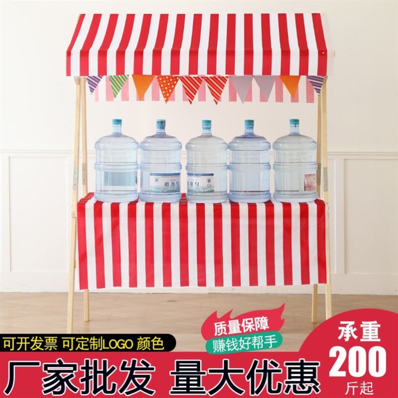 集市摊位展示架市集夜市摆摊架子花车促销展示台地摊车移动可折叠