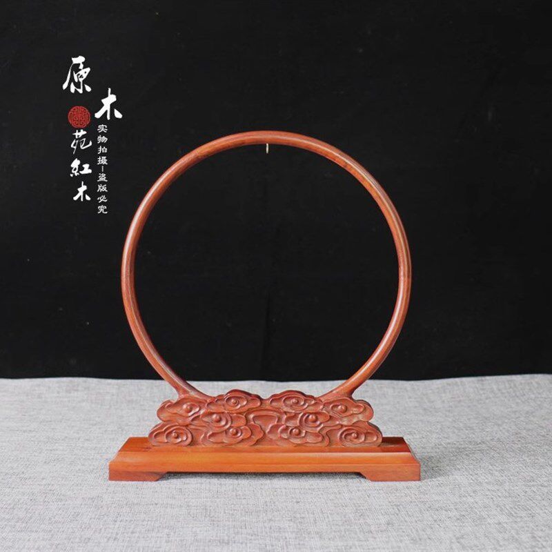 红木玉器展示架酸枝木龙头吊玉架挂玉架饰品珠宝挂架首饰玉牌架子