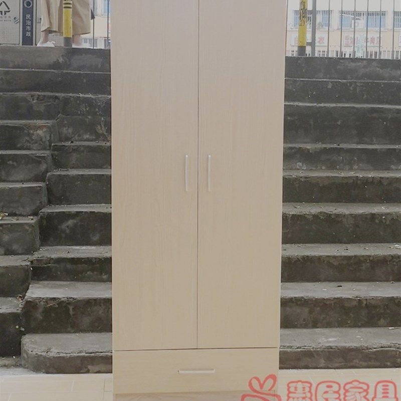 深圳 两门衣柜 带镜子带抽屉 氰胺板 衣橱 非实木二开门衣柜,住宅家具,独立衣柜,淘宝优惠券,粉丝福利购,淘宝优惠卷