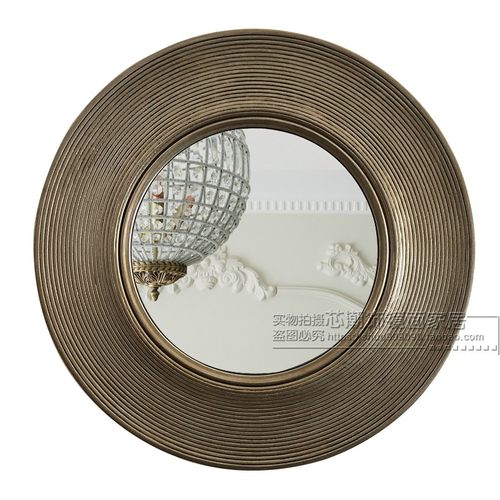 新古典装饰镜壁饰镜子定制背景墙挂镜餐厅镜玄关镜壁炉镜酒店挂镜