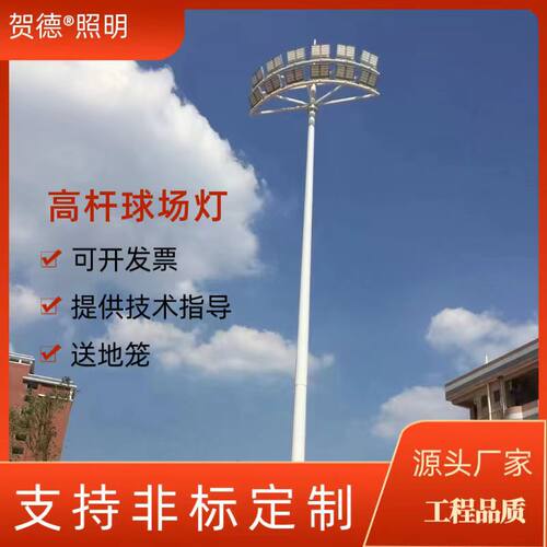 球场灯高杆灯8-15米led光源车站港口码头广场灯中杆投光球场灯