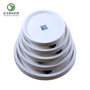 移动灰色方形花托万向轮底座园艺水泥色树脂托盘北京地区不发快递