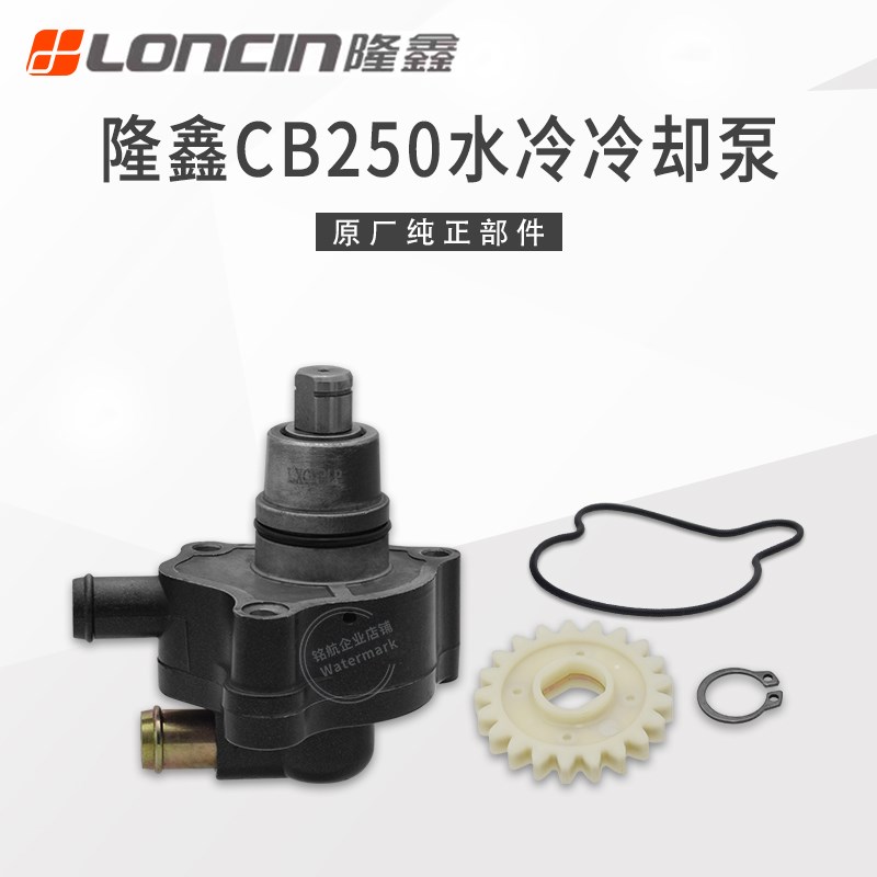 隆鑫原厂CB250水冷发动机冷却泵 金凌超众华洋凌鹰沙滩车水泵总成