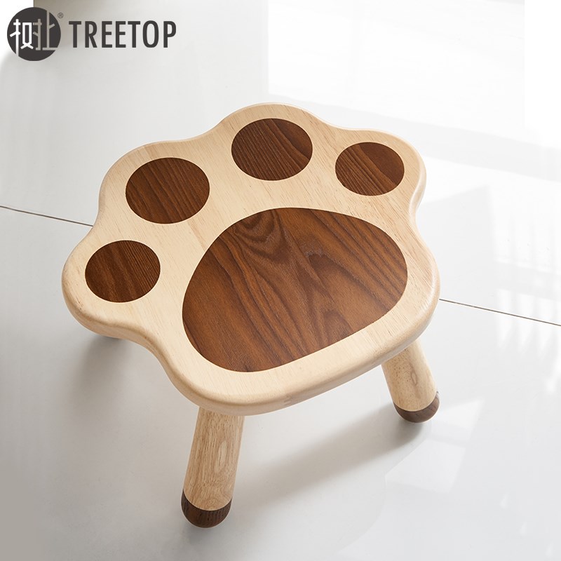 儿童小椅子实木小凳子客厅茶几换鞋凳家用矮凳宝宝动物卡通小板凳