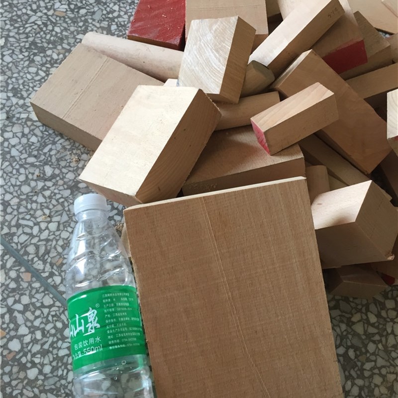 榉木木料边角料精品下脚料雕刻木料料勺子盘子料DIY把件木头大块