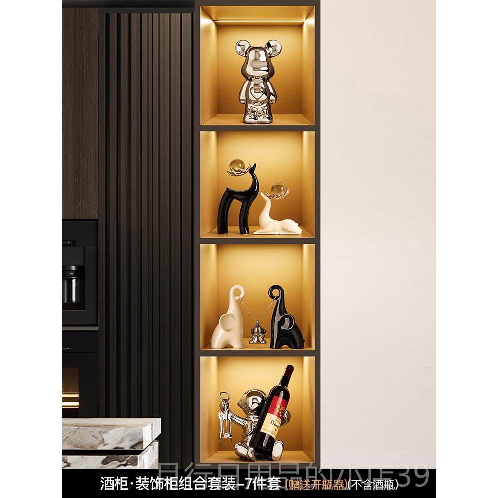 正品轻奢厅风意摆桌面大象件家居饰品客电视柜高档酒柜装饰乔迁创