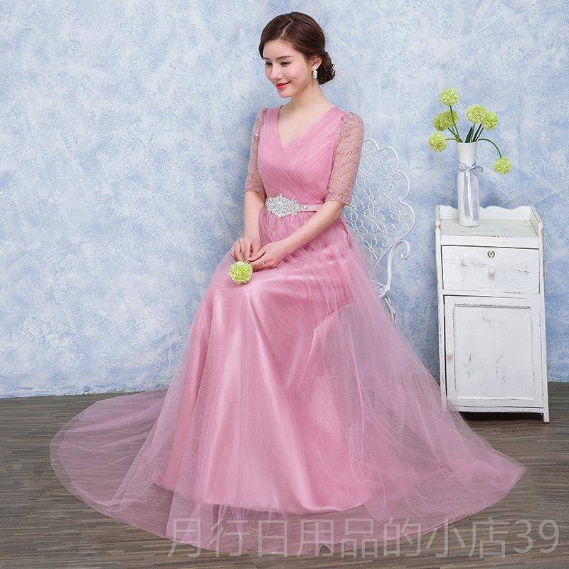 正品大合唱团演出服女礼长裙红歌走秀旗袍主持演人朗诵会表年晚会图片