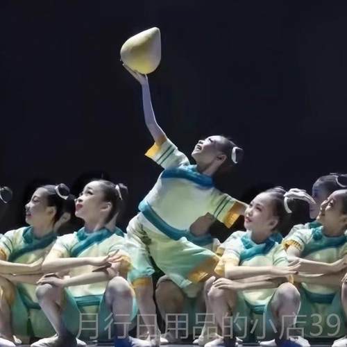 正品及小服河式幼儿表演服装，秧歌女童儿童舞蹈服装，柚子灯表演