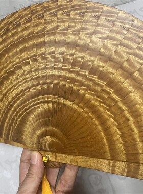 金丝楠木扇子中式木扇复古风阴沉木折扇雕花宫廷手工实木送礼纸扇