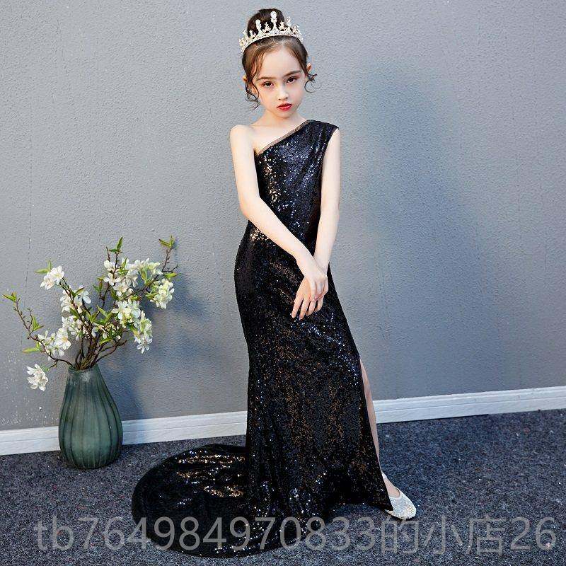 正品儿童模特走秀档童晚服女礼钢琴演出服主持小提琴高表演服黑色,童装/婴儿装/亲子装,儿童礼服,淘宝优惠券,粉丝福利购,淘宝优惠卷