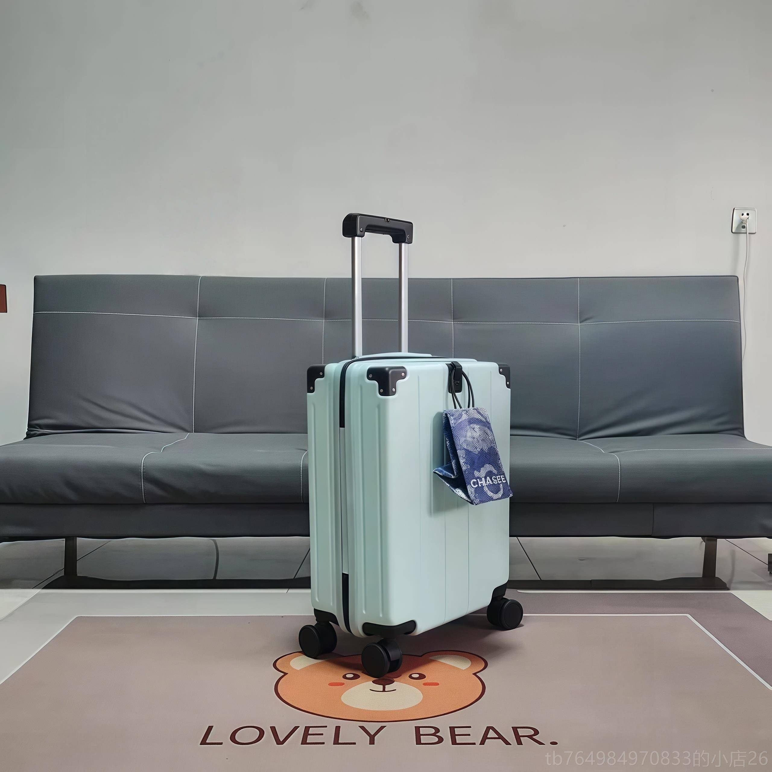 正品20新25款级高行李箱55×0×20登机箱女240寸小型大容量密码拉