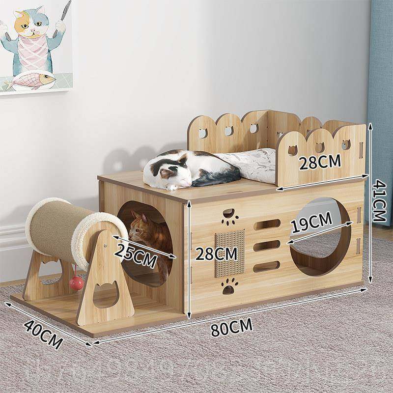 正品猫窝四季通用可坐木猫道猫猫抓板猫玩具龙猫抓筒猫爬实隧架可,宠物/宠物食品及用品,猫窝/屋/帐篷/沙发,淘宝优惠券,粉丝福利购,淘宝优惠卷