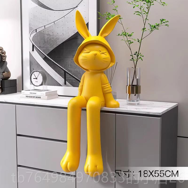正品卡居通子兔摆件客厅玄关视柜桌面家装饰品治愈系生日礼物送女