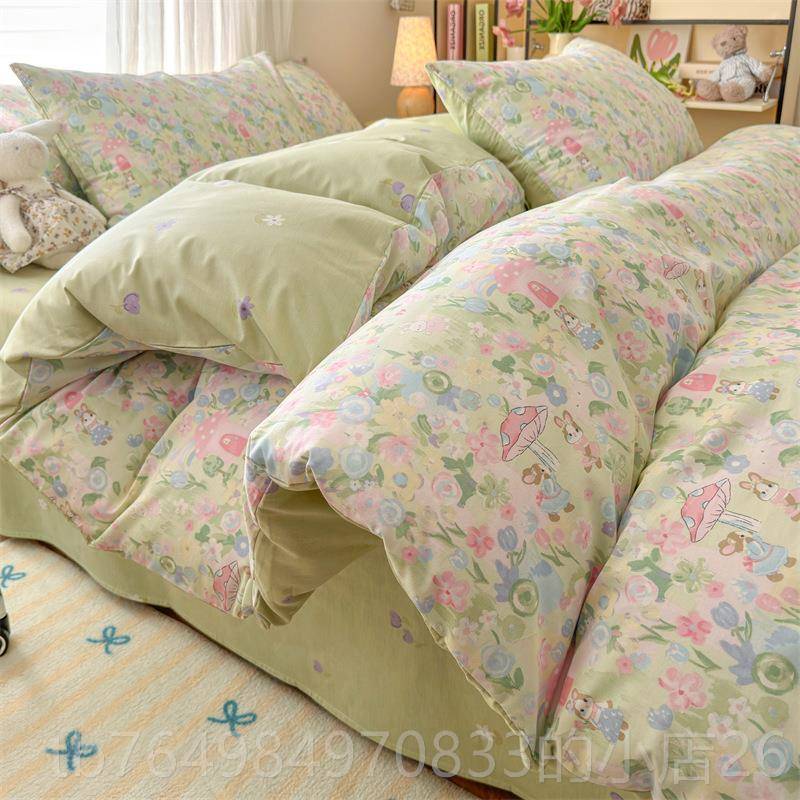 正品1定制纯棉 榻榻米四件套高低床 0.91.351.5×.9m2