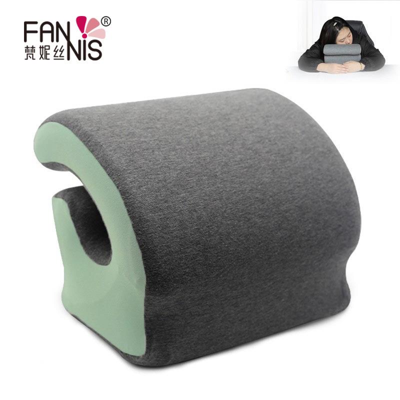午睡枕记忆棉趴睡枕学生拥抱抱枕办公室拳头教室慢回弹午休枕